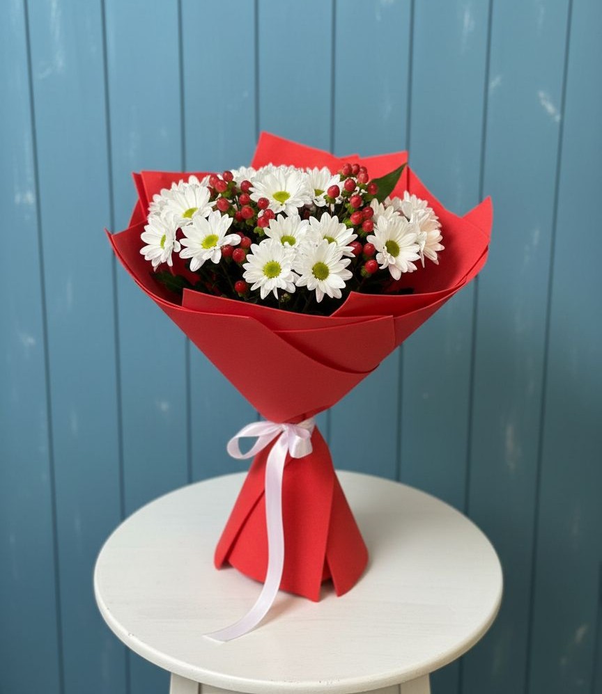 Букет цветов из: Хризантемы в Мценске