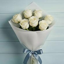 Букет 7 Белых роз Эдлесс Лав #REPLACE_PRED# Мценске