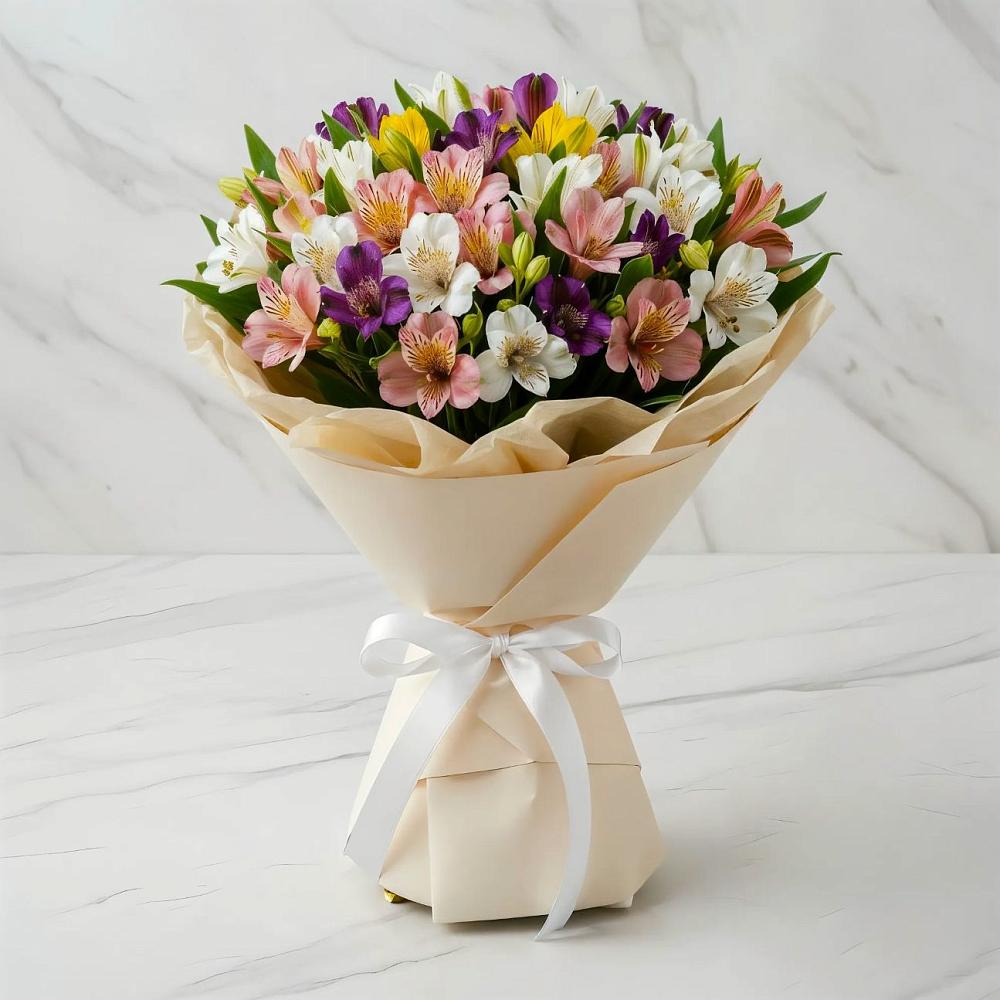 Букет цветов из: Альстромерии в Мценске