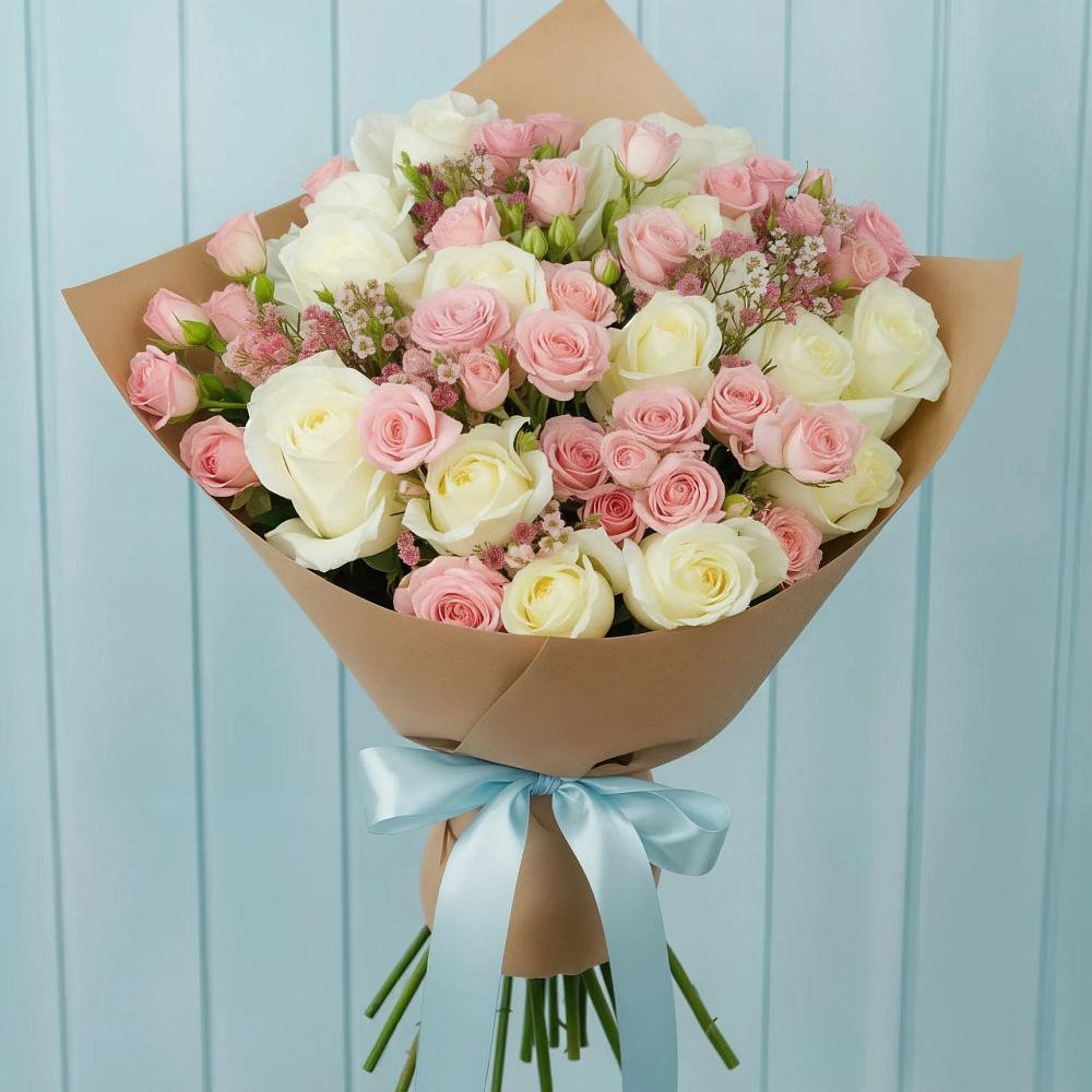 Букет цветов из: Розы в Мценске