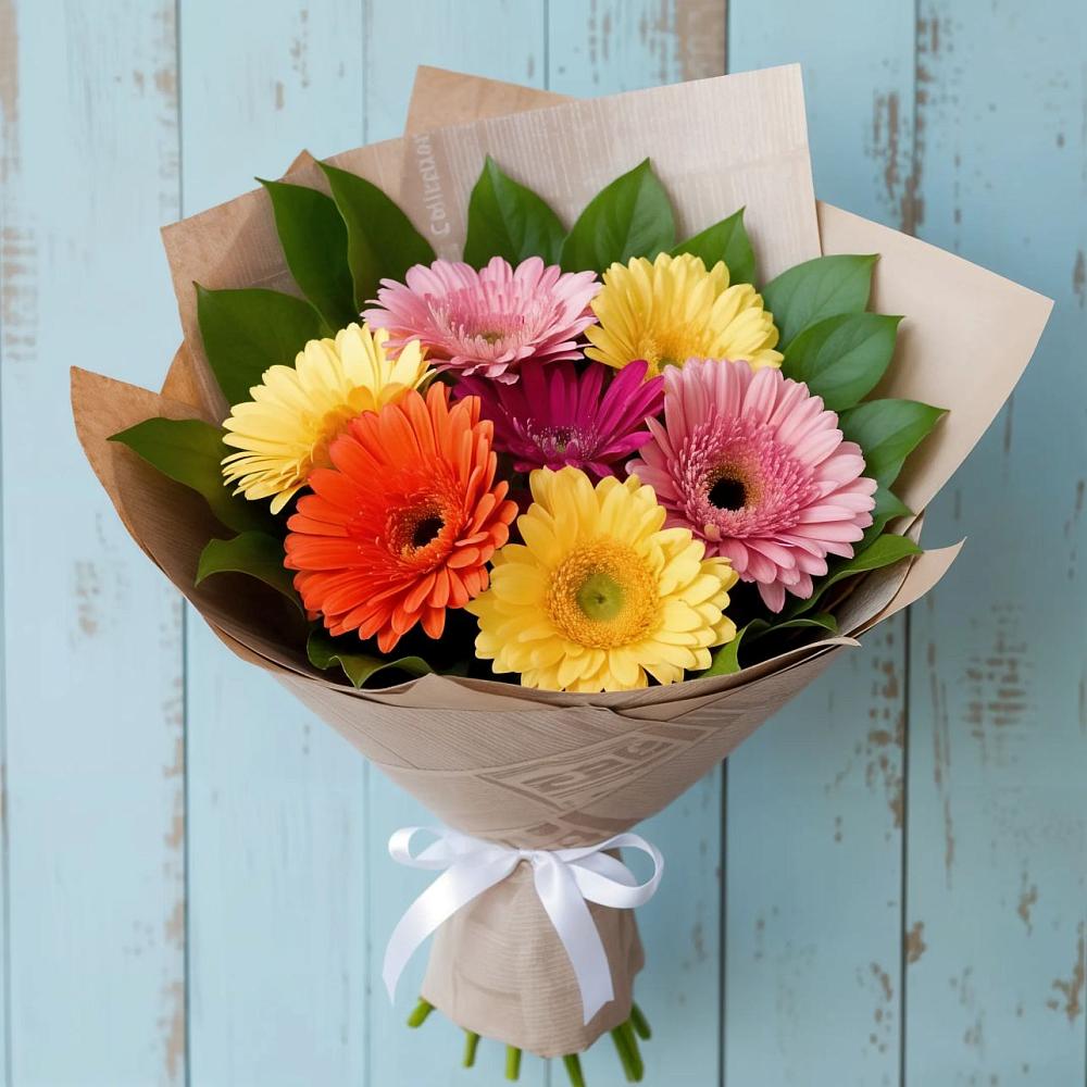Букет цветов из: Герберы в Мценске
