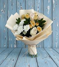 Букет цветов из:  Розы и Хризантемы в Мценске