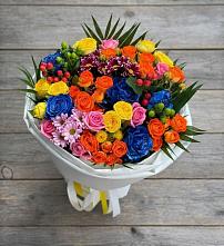 Букет цветов из:  Розы и Хризантемы в Мценске