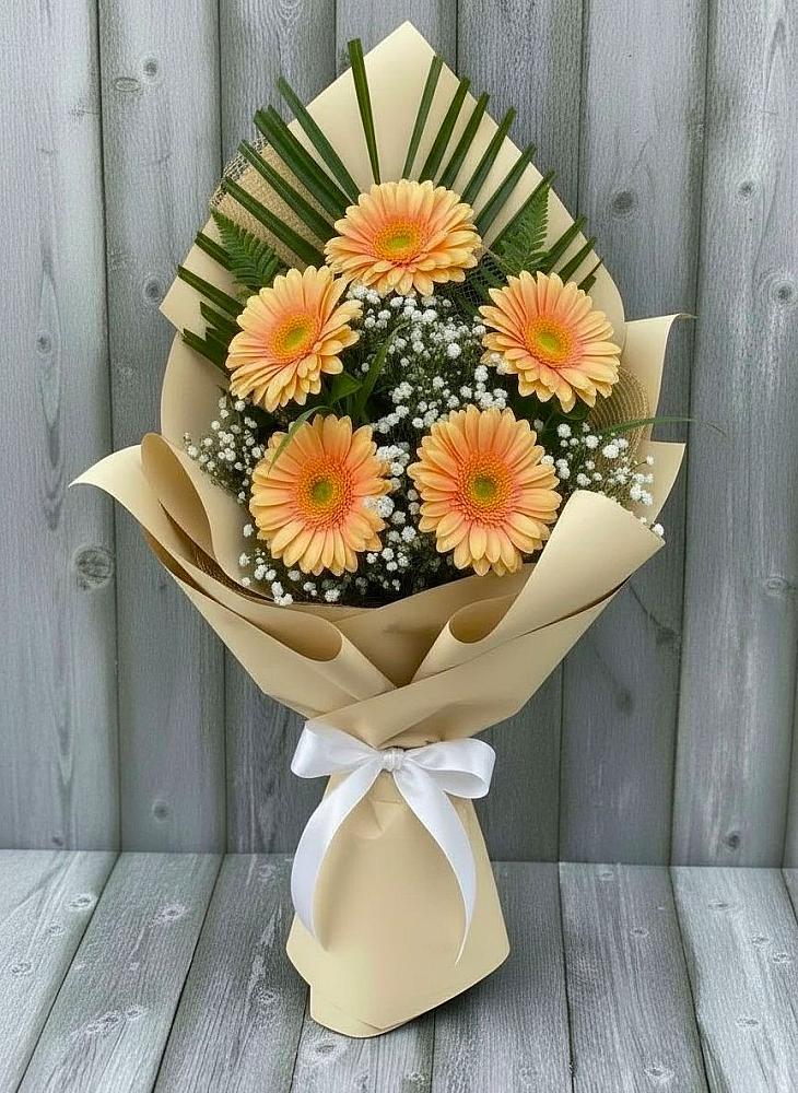 Букет цветов из: Герберы в Мценске