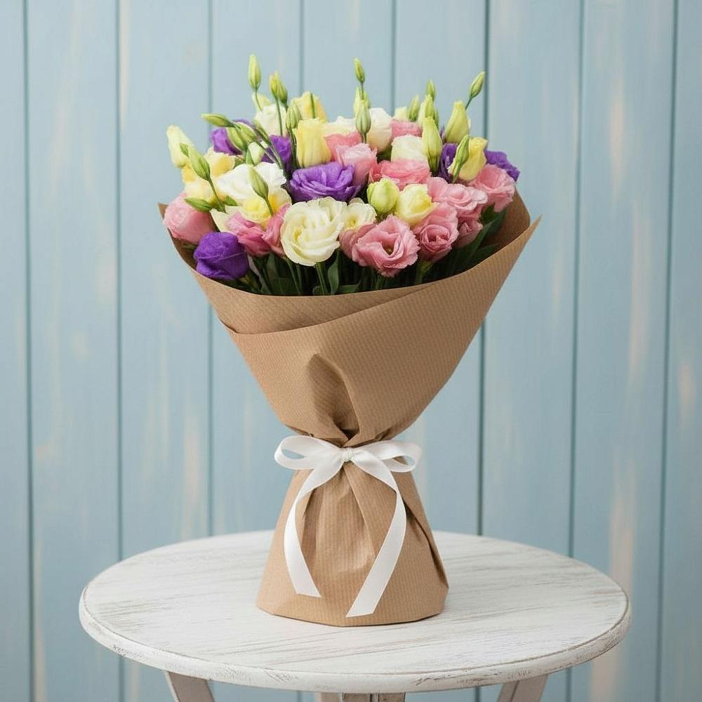 Букет цветов из: Лизиантусы в Мценске