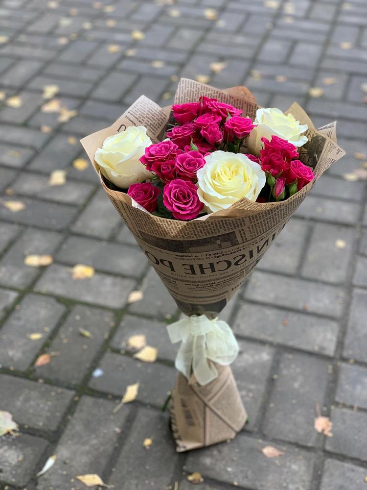 Букет цветов из: Розы в Мценске
