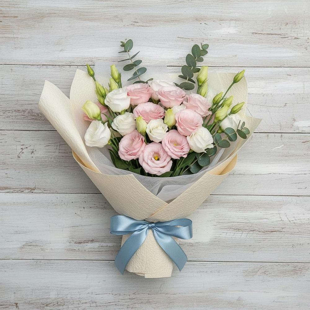 Букет цветов из: Лизиантусы в Мценске